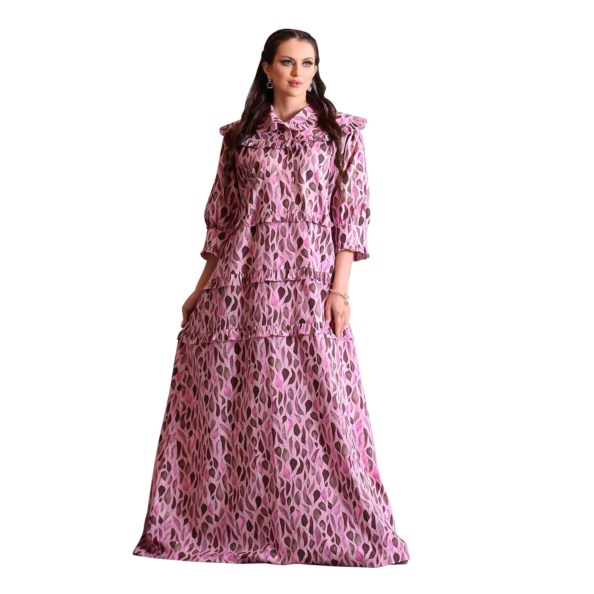 printed-cotton-jalabiya-ruffle-collar